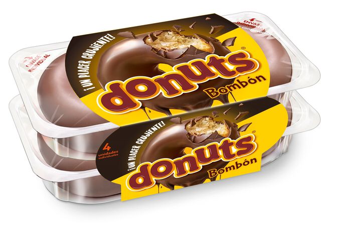 Donuts pack 4 bombón
