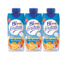 Zumo con leche Bifrutas Mediterráneo pack de 3