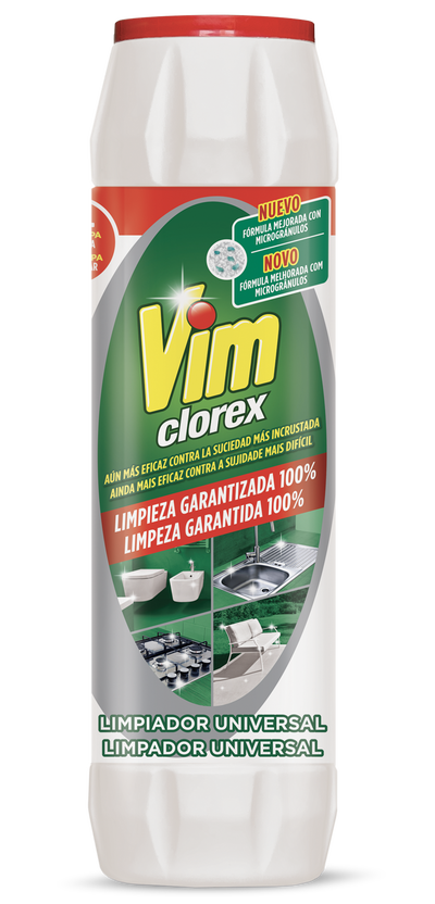 Limpiador polvo Vim 750 gr Clorex