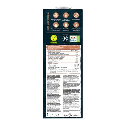 Bebida de soja con prote&iacute;na sabor chocolate Alpro 1l