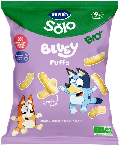 Alimento infantil Hero solo puffs ma&iacute;z 38g