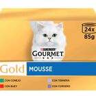 Alimento h&uacute;medo para gato gourmet Gold P24 mousse