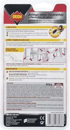 Jeringa Mata cucarachas en Ge 4ml Orion