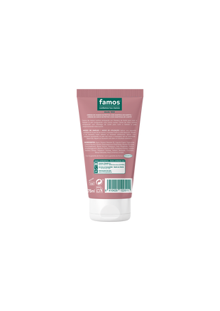 Crema de manos Famos 75 ml nutritiva con manteca de karité