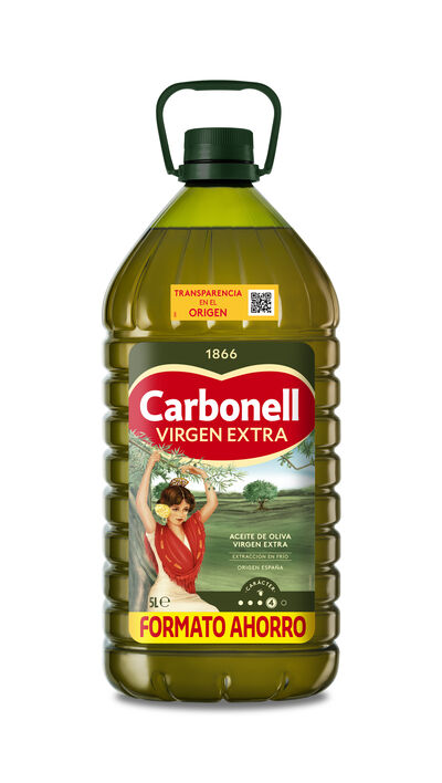 Aceite de oliva virgen extra con sabor intenso Carbonell 5l