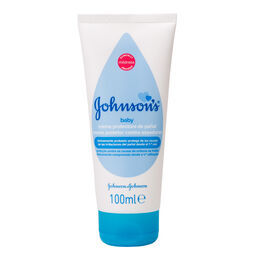 Crema protectora bebé pañal Johnson's 100ml alivio inmediato