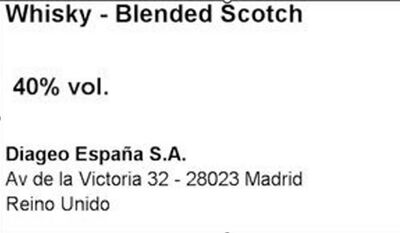 Whisky escocés Etiqueta Roja Johnnie Walker 70cl + mini black label