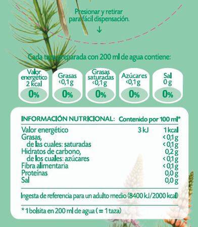 Infusi&oacute;n cola de caballo con pi&ntilde;a Pompadour 20u