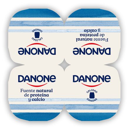Yogur Danone pack 4 plátano