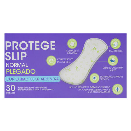 Protegeslip Bodyplus 30 uds plegable aloe