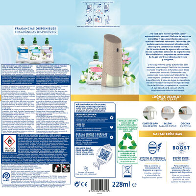 Ambientador Airwick Active Fresh 228ml flor de jazmín
