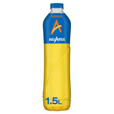 Bebida isotónica Aquarius botella 1,5l naranja