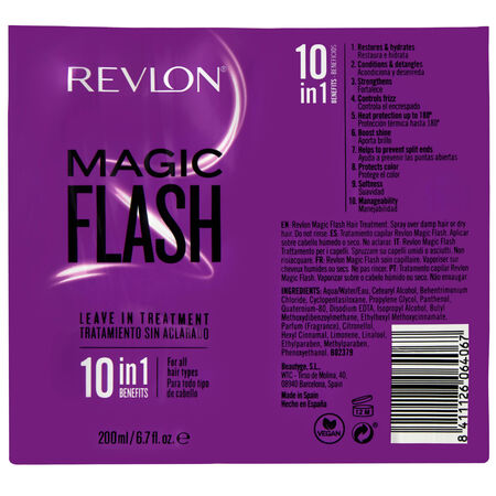 Tratamiento para el cabello magic flash Revlon 10 beneficios en 1