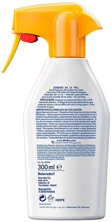Crema solar Nivea pistola 300ml FPS 50+ kids sensitive