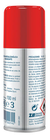 Loci&oacute;n higienizante Cooper dermo spray 100ml sin agua ni jab&oacute;n