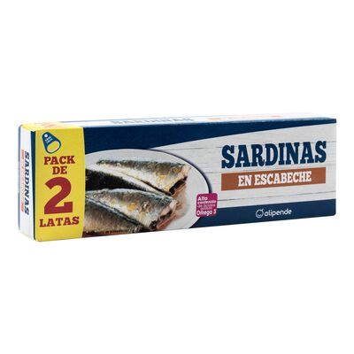 Sardina Alipende pack 2 84g en escabeche