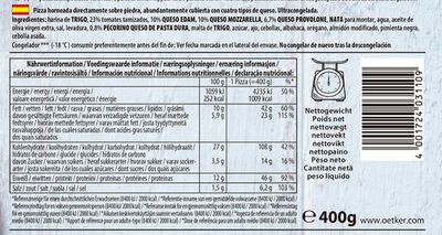 Pizza La Mia Grande Dr Oetker 400g 4 formaggi