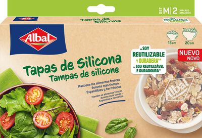 Tapas Grandes De Silicona Albal 2 Unidades