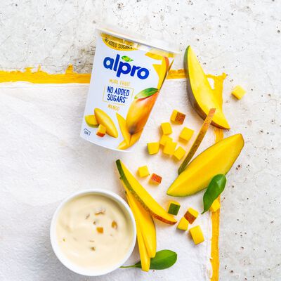 Postre de soja Alpro 400g mango