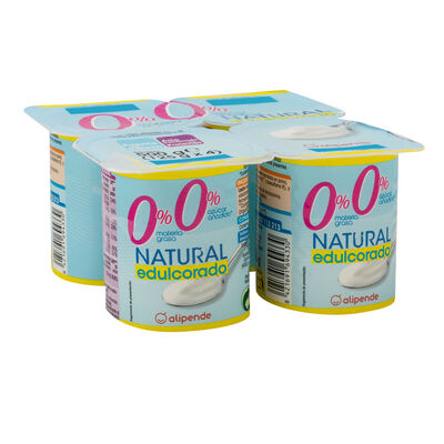 Yogur 0% Alipende pack 4 edulcorado