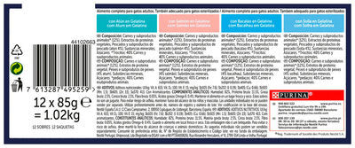 Comida húmeda para gatos festín del mar Felix 12uds