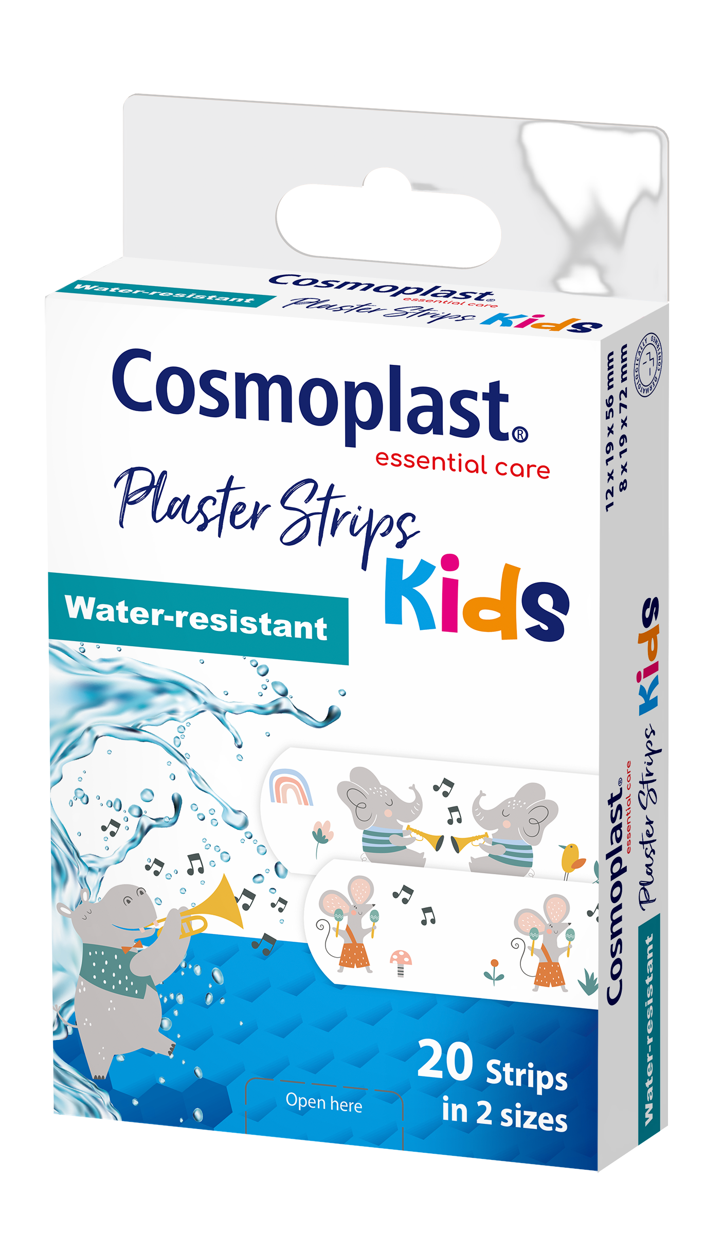 Apósitos Cosmoplast water resistant 20 unidades infantil
