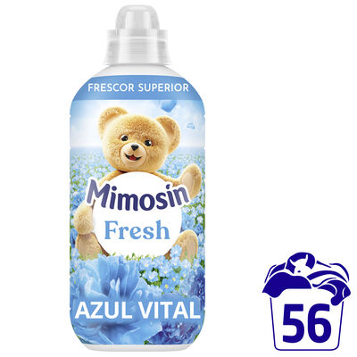 Suavizante concentrado Mimos&iacute;n 56 lavados azul vital