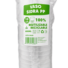Vaso sidra PP 600 ml 10 ud