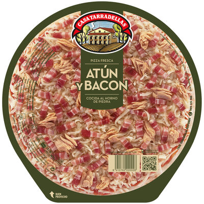 Pizza Casa Tarradellas 405g At&uacute;n y bacon