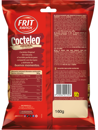 C&oacute;ctel de frutos secos Frit Ravich Original 160g