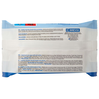 Desodorante en toallitas Salustar 15 uds hipoalerg&eacute;nicas