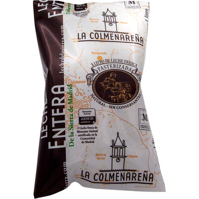 Leche pasteurizada La Colmenareña bolsa 1l