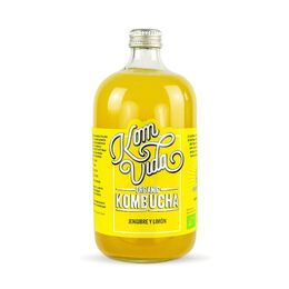 Kombucha Komvida 750ml jengibre y limón