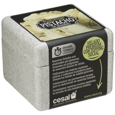 Helado cesal 500m Pistacho