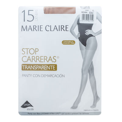 Panty Marie Claire stopcarreras talla mediana
