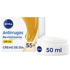 Crema facial D&iacute;a Nivea 50 ml Antiarrugas Revitalizante Fp15 +55