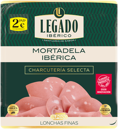 Mortadela ibérica en lonchas finas Legado Ibérico 150g