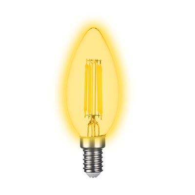 Bombilla Led vela e14 filamento TM c35 6W c&aacute;lida