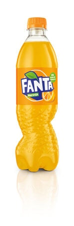 Refresco naranja Fanta botella 50cl