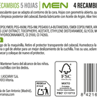 Sistema Afeitado Recambio 5Hojas Bodyplus 4 Unidades