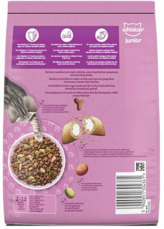 Alimento para gato junior con pollo Whiskas 800 g