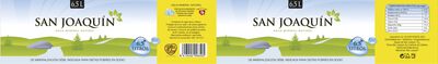 Agua mineral natural sin gas San Joaquin 6,5l