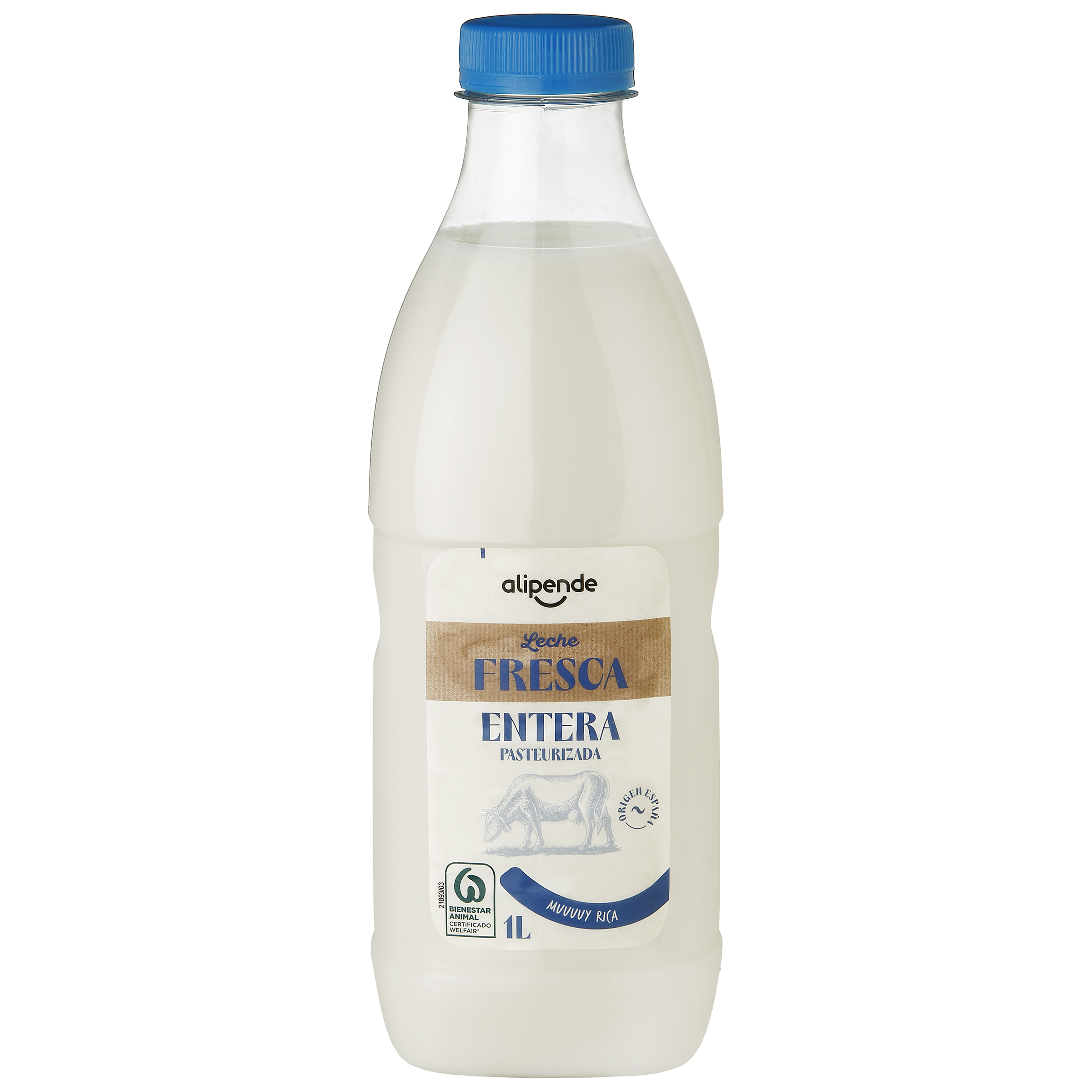 Leche Fresca Alipende Botella 1L Entera