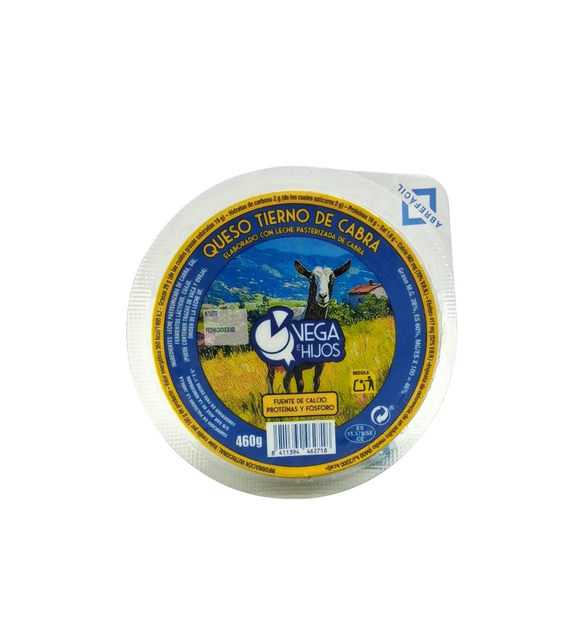 Queso de cabra tierno Vega e Hijos 460 g