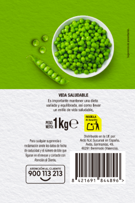 Guisantes Alipende 1kg finos
