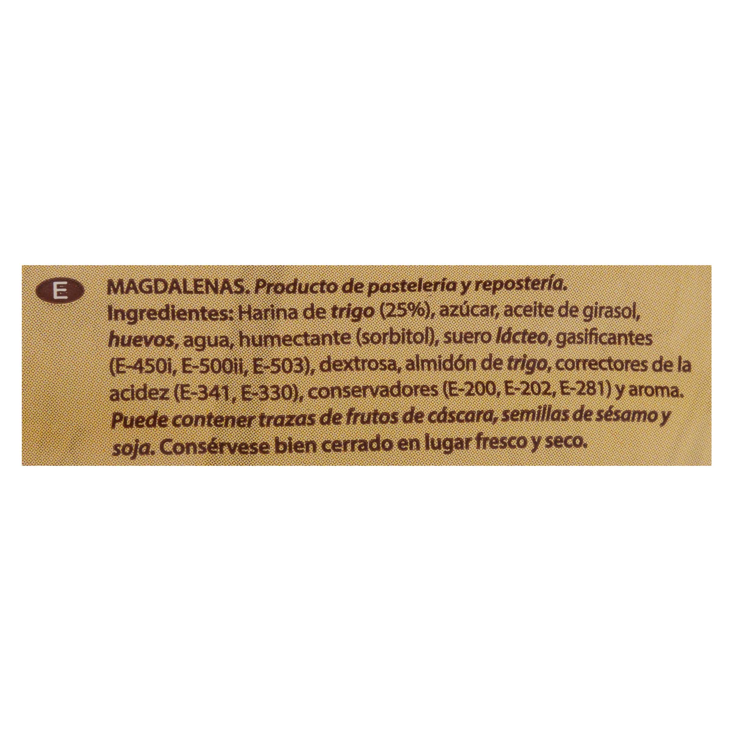Magdalenas López 320g cuadradas