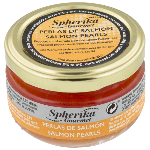 Perlas de salmón Spherika 100g
