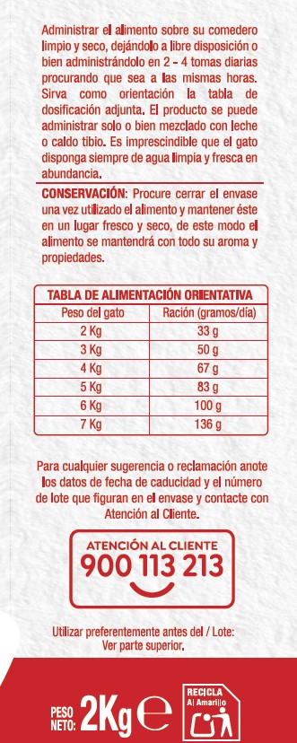Alimento completo para gato Meque carne y verdura 2kg