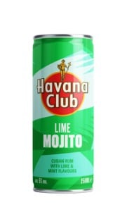 Bebida alcohólica con sabor mojito lime Havana Club 250ml