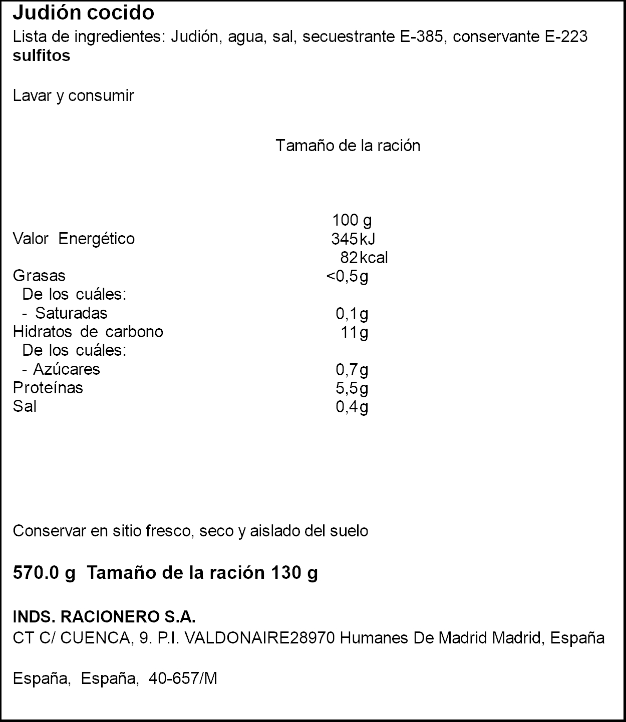 Judión extra cocido Legourmet Miau 400g
